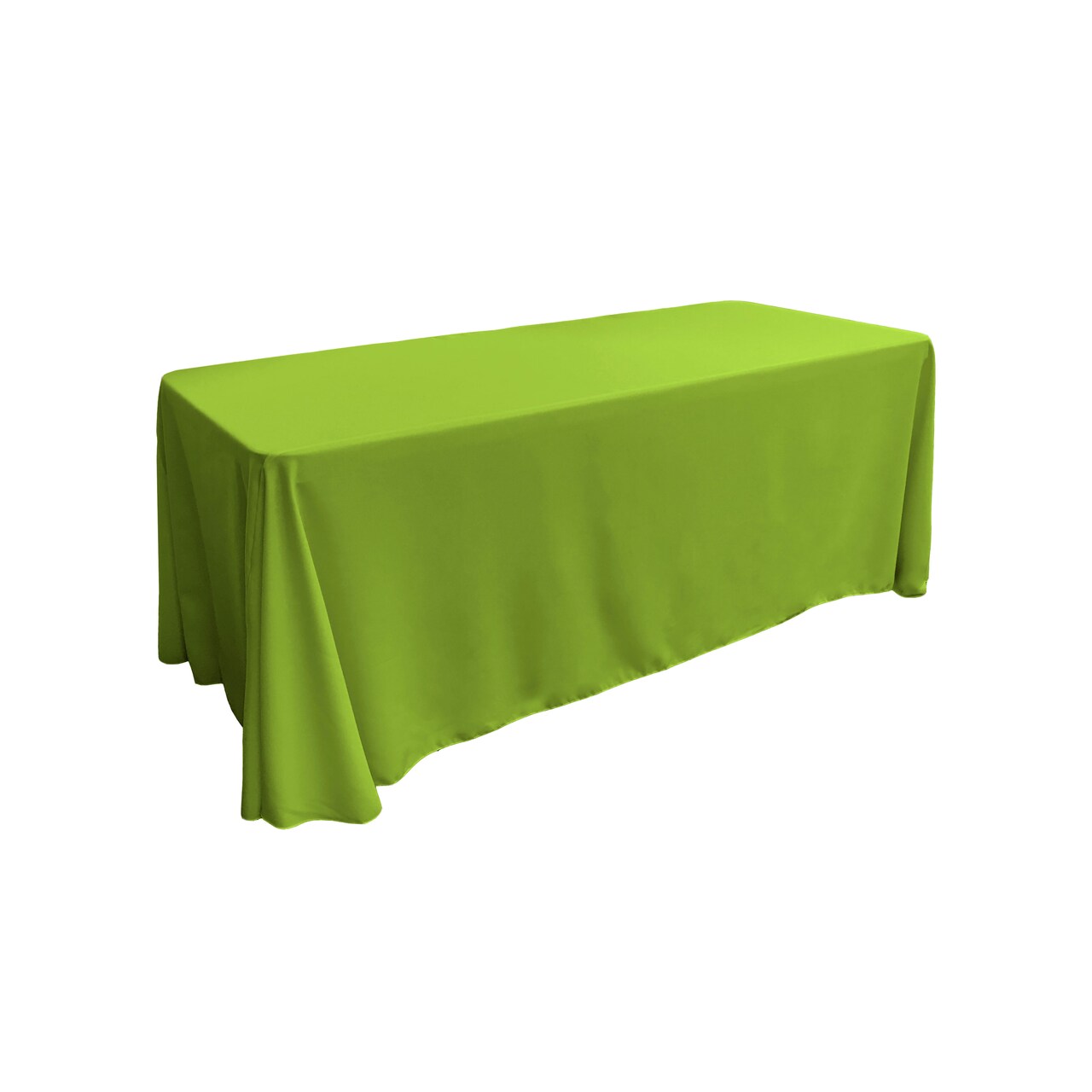 Floor Length Event Tablecloth 90x156 Poplin Cover for Buffet and Serving Tables